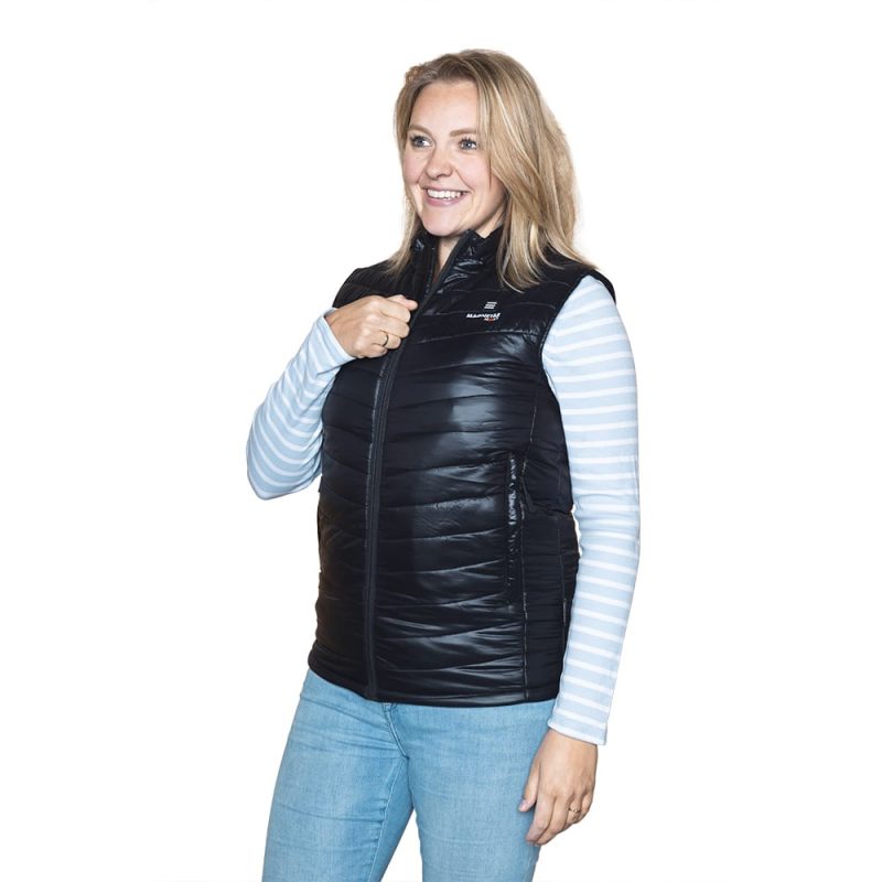 Verwarmde Bodywarmer Vrouw rits