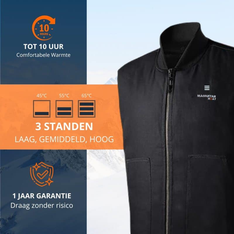 MAGMA verwarmde bodywarmer warmte standen Magnetar Heat